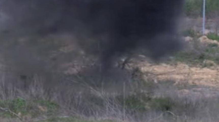 Çekmeköy'de ormanlık alanda bulunan havan mermisi patlatıldı