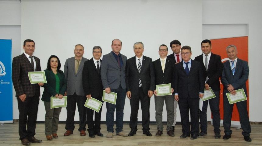 Silifke&rsquo;de eğitim kurslarına katılan &ccedil;ift&ccedil;ilere sertifikaları verildi