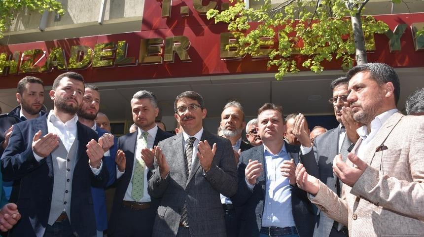 Başkan Çelik dualarla makamına çıktı