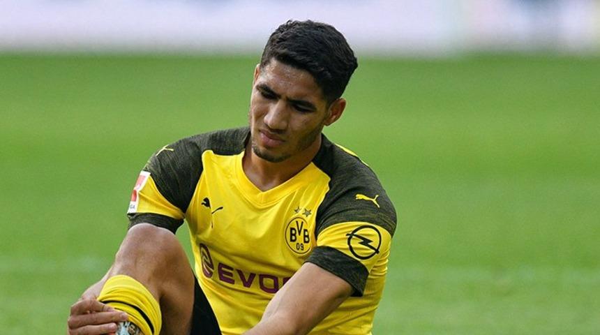 Borussia Dortmund’da ayağı kırılan Achraf Hakimi sezonu kapattı