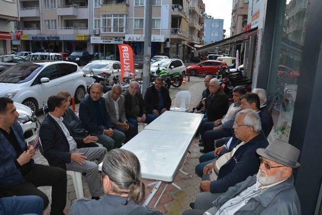 Sertkaya’dan, Cumhur İttifakı adayı Uzundemir’e tebrik ziyareti