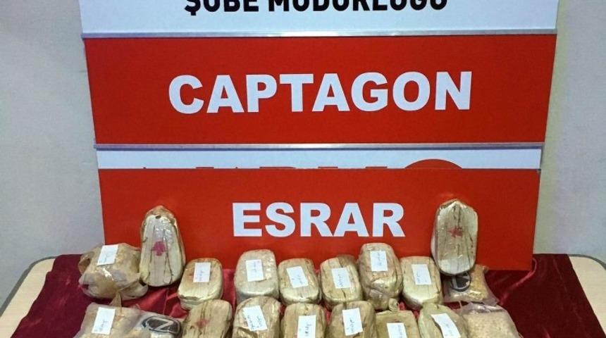 Kilis&rsquo;te uyuşturucu operasyonu