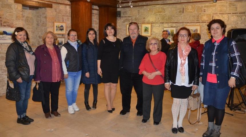 İbramaki’de ’Renkli Düşler’ sulu boya resim sergisi