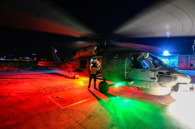 Deniz Kuvvetleri helikopteri, Miray bebek için havalandı