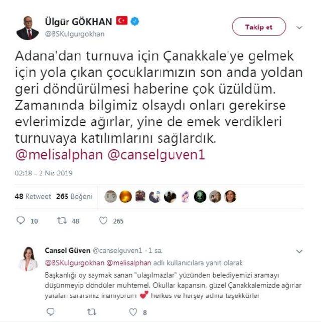 Sponsor desteğini çekince Çanakkale yolundan Adana'ya döndüler