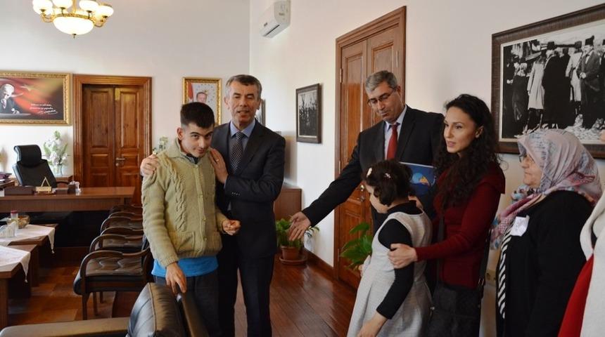 Kaymakam Sırmalı&rsquo;ya &ouml;zel ziyaret