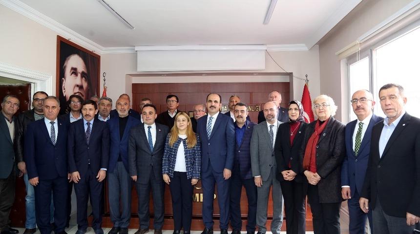 AK Parti Konya’dan MHP’ye teşekkür ziyareti