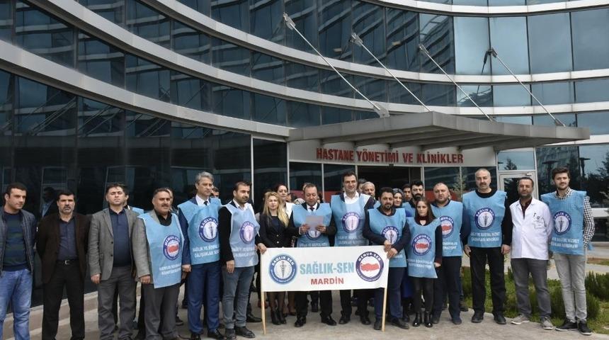 Sağlık-Sen Mardin Şubesinden doktora şiddet olayına kınama