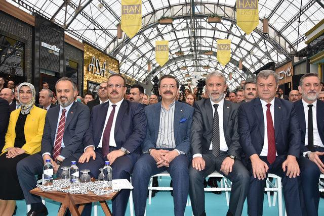 İnegöl'de 41'inci MODEF Uluslararası Mobilya ve Dekorasyon Fuarı açıldı