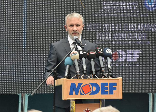 İnegöl'de 41'inci MODEF Uluslararası Mobilya ve Dekorasyon Fuarı açıldı