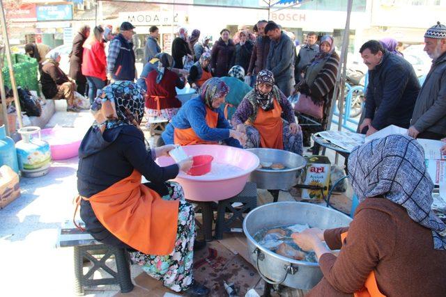 Çan Belediyesi’nden Miraç Kandilinde gödek ikramı