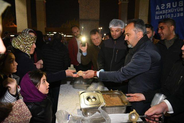 Bursa’da kandil coşkusu