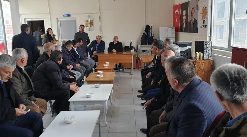 &Ccedil;ukurca&rsquo;nın AK Parti&rsquo;li başkanı tebrikleri kabul etti