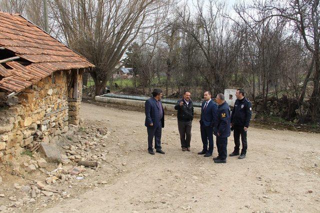 Bozuk olan şehitlik yolu yapılacak