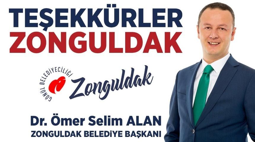 Alan: "Teşekk&uuml;rler Zonguldak. Vakit Zonguldak i&ccedil;in koşma vakti"