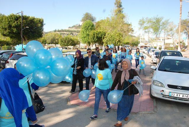 Silifke’de aileler, otizme dikkat çekti