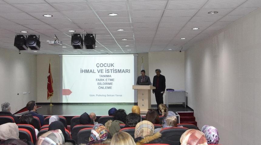 Erzurum&rsquo;da &lsquo;&rsquo; &Ccedil;ocuk İhmal ve İstismarını &Ouml;nleme&rsquo;&rsquo; semineri