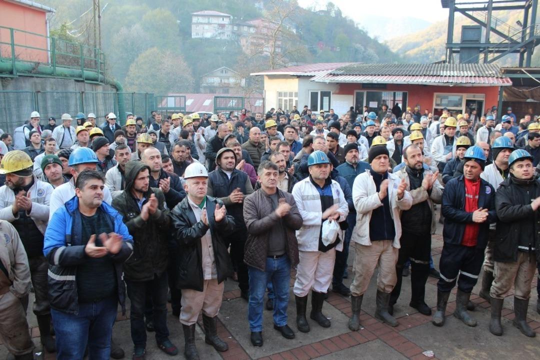 GMİS Y&ouml;netim Kurulu, &Uuml;z&uuml;lmez&rsquo;de madenciyi ziyaret etti