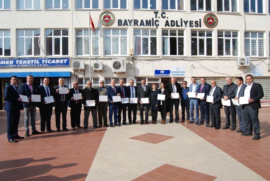Bayrami&ccedil; Belediye Başkanlığında devir teslim