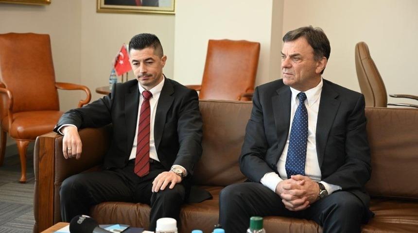 Bosna Hersek Br&ccedil;ko Distrikt Başbakanı Damir Bul&ccedil;evi&ccedil; Ve Beraberindeki Heyet Kayseri OSB&rsquo;yi ziyaret etti