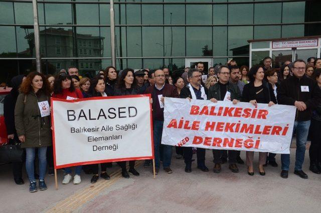 Balıkesir’de sağlık çalışanlarına şiddet kınandı