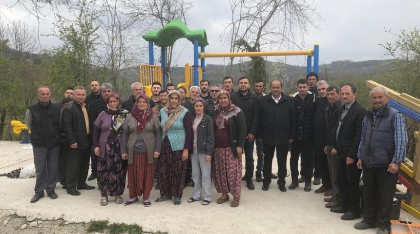 Muhtarın s&ouml;kt&uuml;ğ&uuml; park yeniden yapıldı