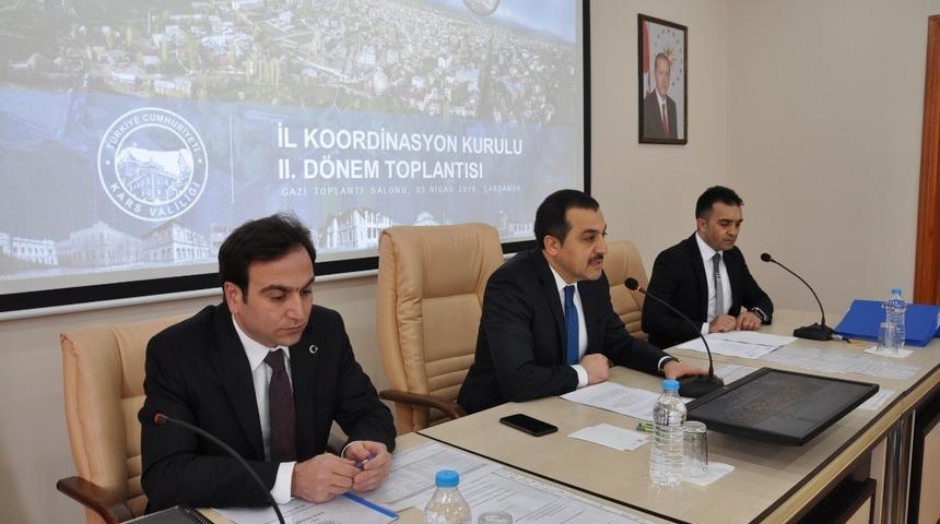 Kars’ta İl Koordinasyon Kurulu Toplantısı yapıldı