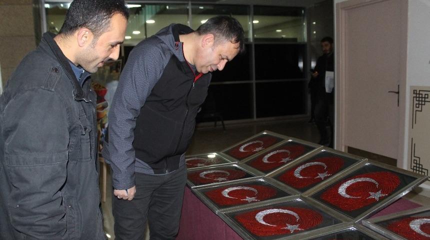 Van’daki hükümlülerden resim ve el sanatları sergisi