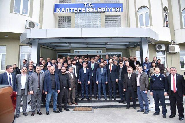 Kartepe’de yeni başkan Kocaman görevi devraldı