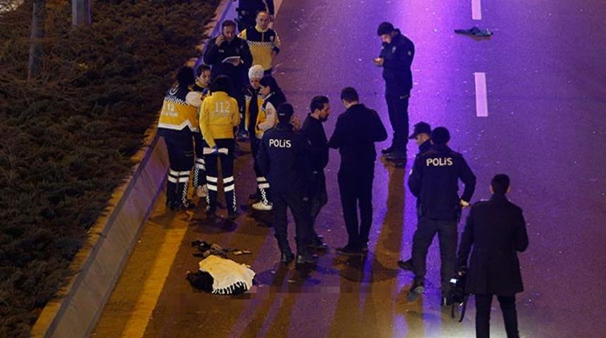 Ankara'da çok feci kaza! Geriye bu görüntü kaldı