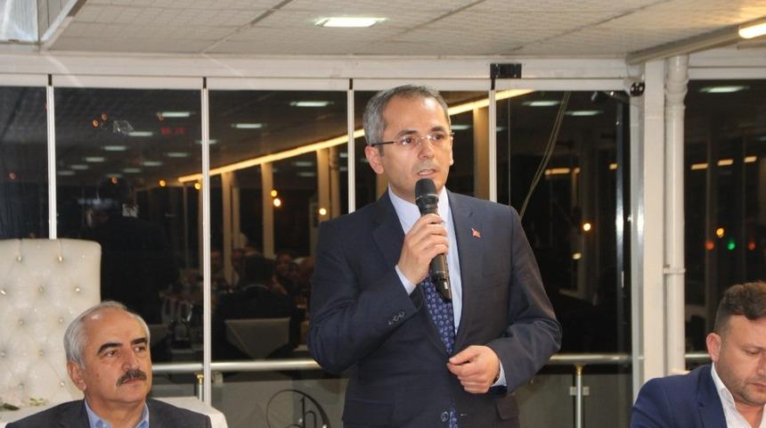 Belediye Başkanı Kazım Şahin&rsquo;e veda yemeği