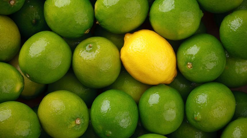 Limon ile lime arasındaki fark nedir?