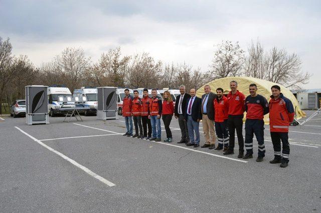 Kayseri’ye Tahsis Edilen Personel Barınma Çadırları Acil Durumlar İçin Hazır