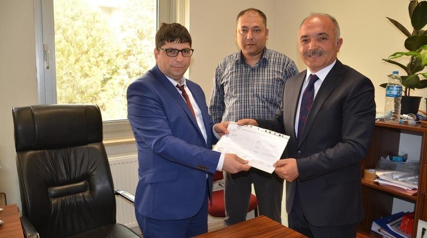 Dodurga Belediye Başkanı Aydın mazbatasını aldı