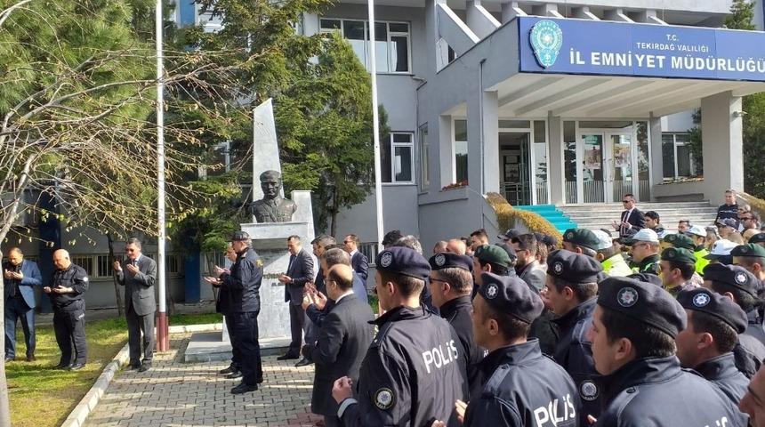 Tekirdağ&rsquo;da T&uuml;rk Polis Teşkilatı&rsquo;nın 174. kuruluş yıld&ouml;n&uuml;m&uuml; kutlandı