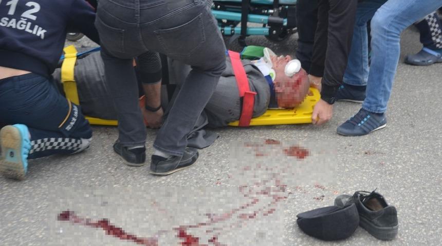 Bilecik&rsquo;te otomobilin &ccedil;arptığı yaya yaralandı