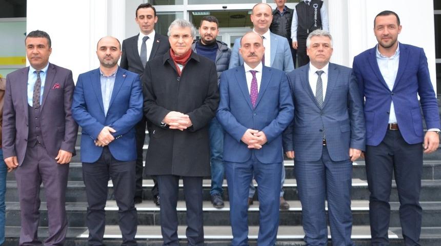 Başkan Fevzi Kılı&ccedil;&rsquo;a ilk ziyaret Ekrem Y&uuml;ce&rsquo;den