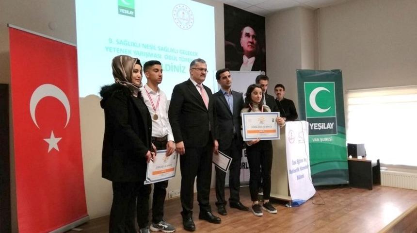 Van’da ‘Sağlıklı Nesil Sağlıklı Gelecek Yarışması’ ödül töreni