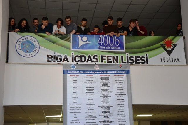 Biga’da 4006 TÜBİTAK Bilim Fuarı