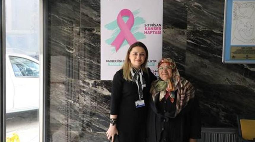 Vatandaşlar kanser konusunda bilgilendirildi
