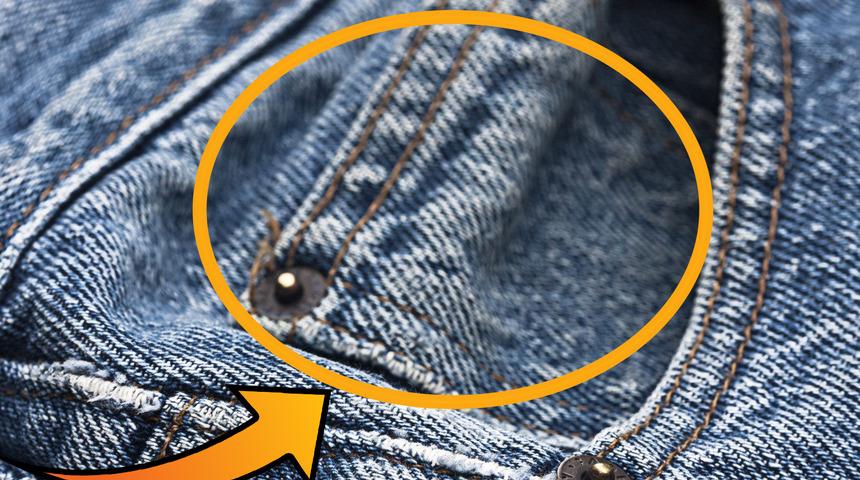 Denim pantolonlardaki bu k&uuml;&ccedil;&uuml;k cep ne işe yarıyor biliyor musunuz?