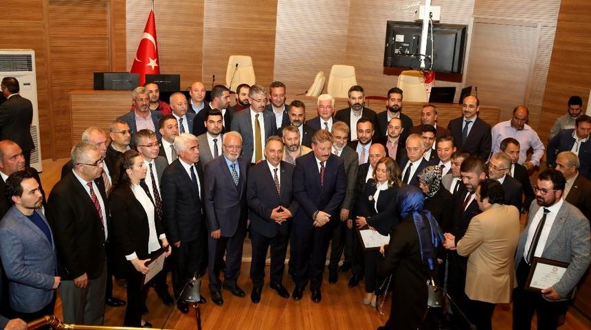 Talas Belediyesi&rsquo;nde devir teslim