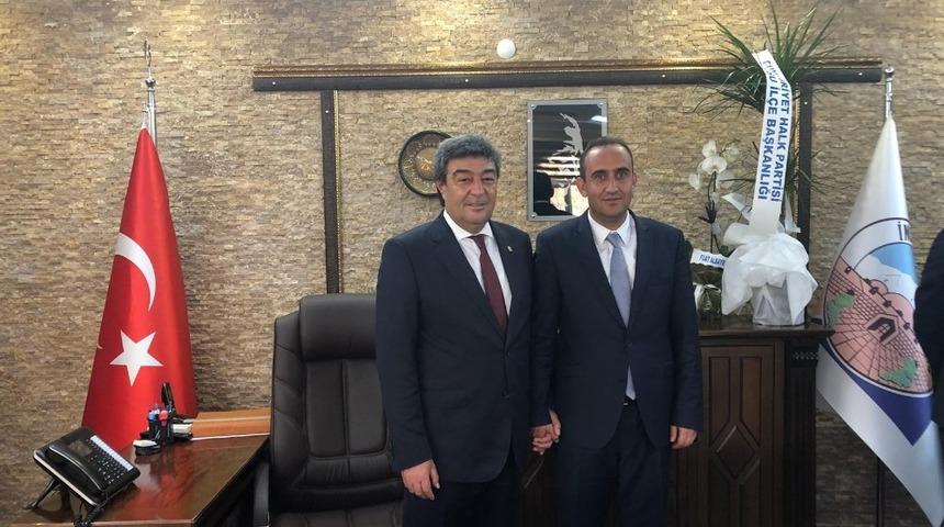 Ataş&rsquo;tan İncesu Belediye Başkanı İlmek&rsquo;e &rsquo;hayırlı olsun&rsquo; ziyareti