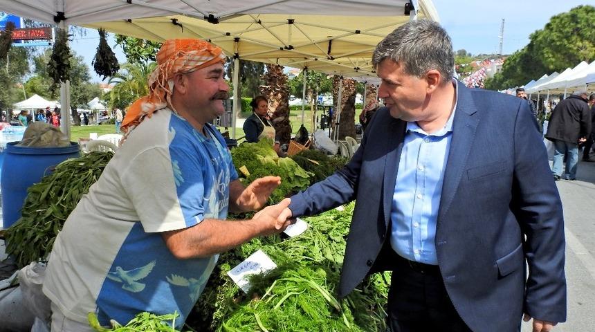 Ala&ccedil;atı Ot Festivali renkli başladı