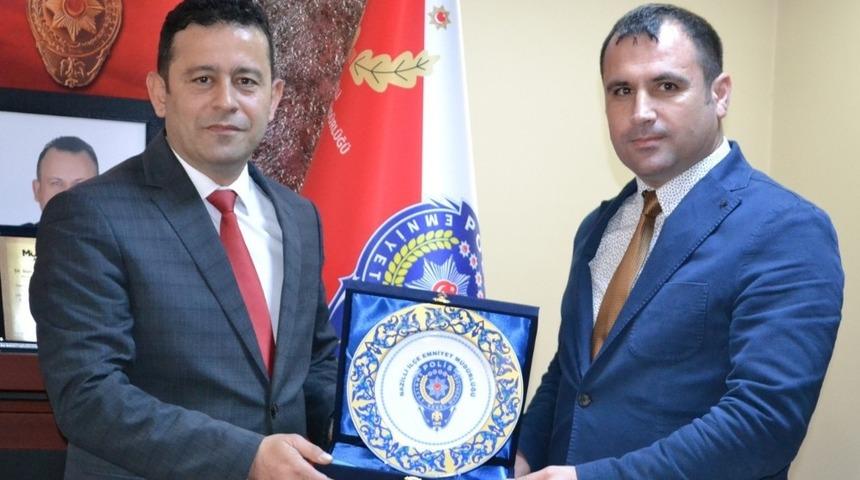 Voleybol İl Temsilcisi K&ouml;yl&uuml;oğlu, Nazilli Emniyet M&uuml;d&uuml;r&uuml;&rsquo;ne ziyaret