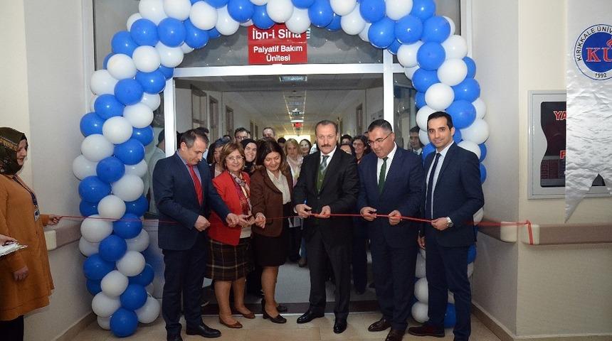 Tıp Fak&uuml;ltesinde İbn-i Sina Palyatif Bakım &Uuml;nitesi a&ccedil;ıldı