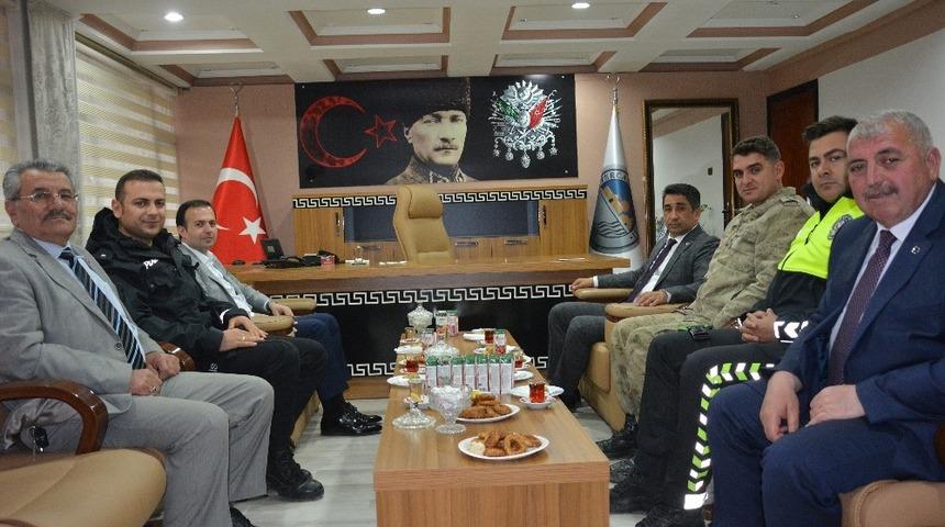 Başkan G&uuml;ltekin&rsquo;e hayırlı olsun ziyaretleri