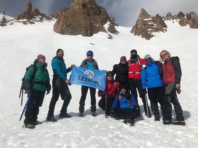 İzmirli Dağcılar Erciyes’in zirvesine tırmanacak