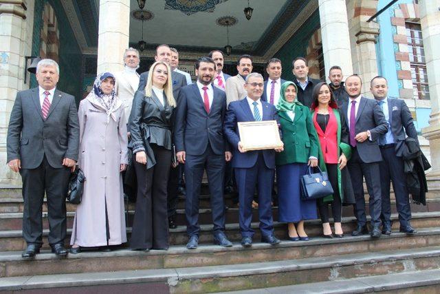 Mazbata töreninde konuşun Alim Işık: 