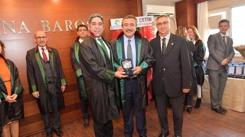 Soner Çetin’e 25. yıl plaketi